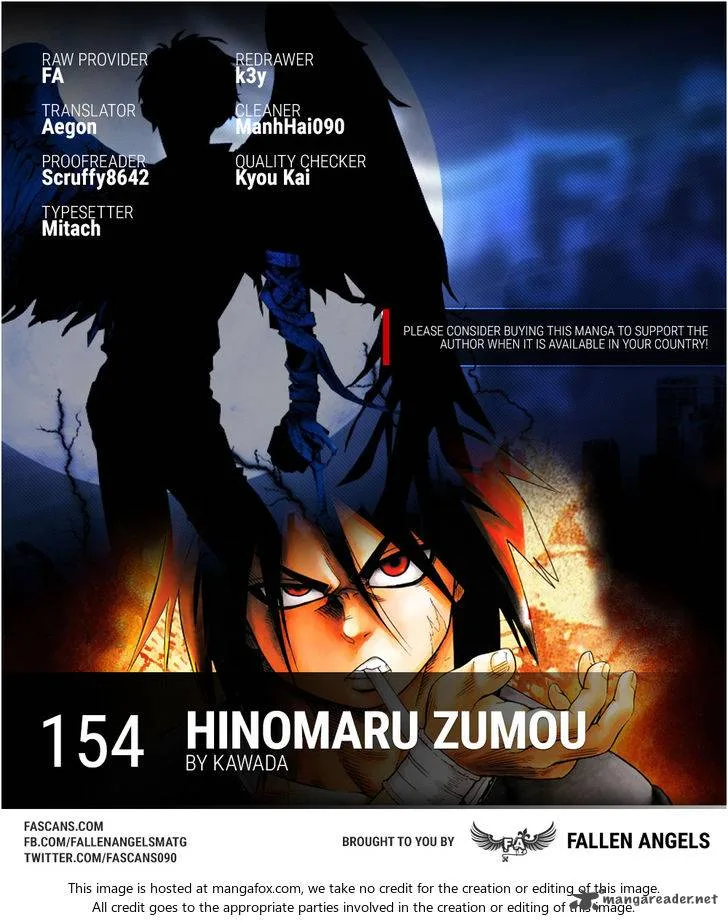Hinomaru Zumou Chapter 154 page 1