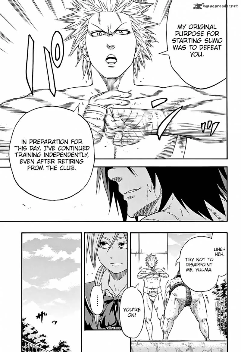 Hinomaru Zumou Chapter 155 page 13