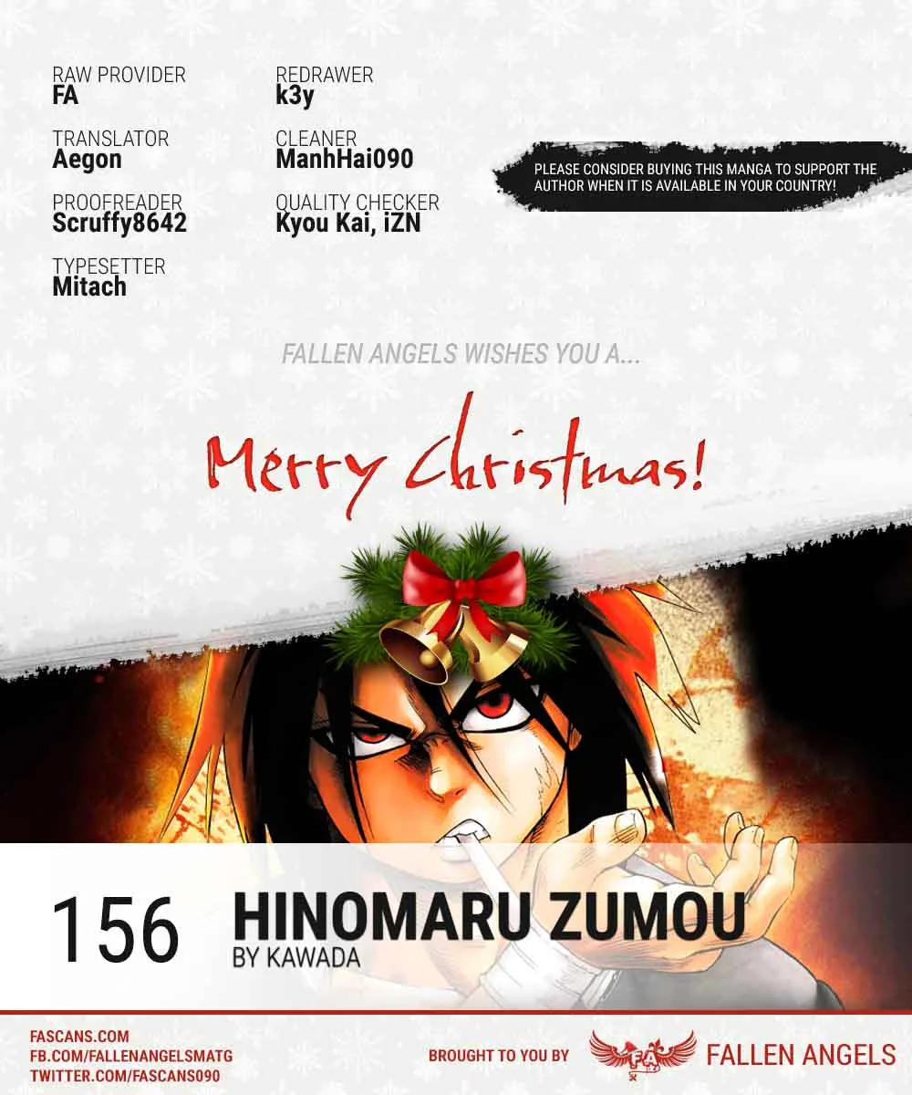 Hinomaru Zumou Chapter 156 page 1