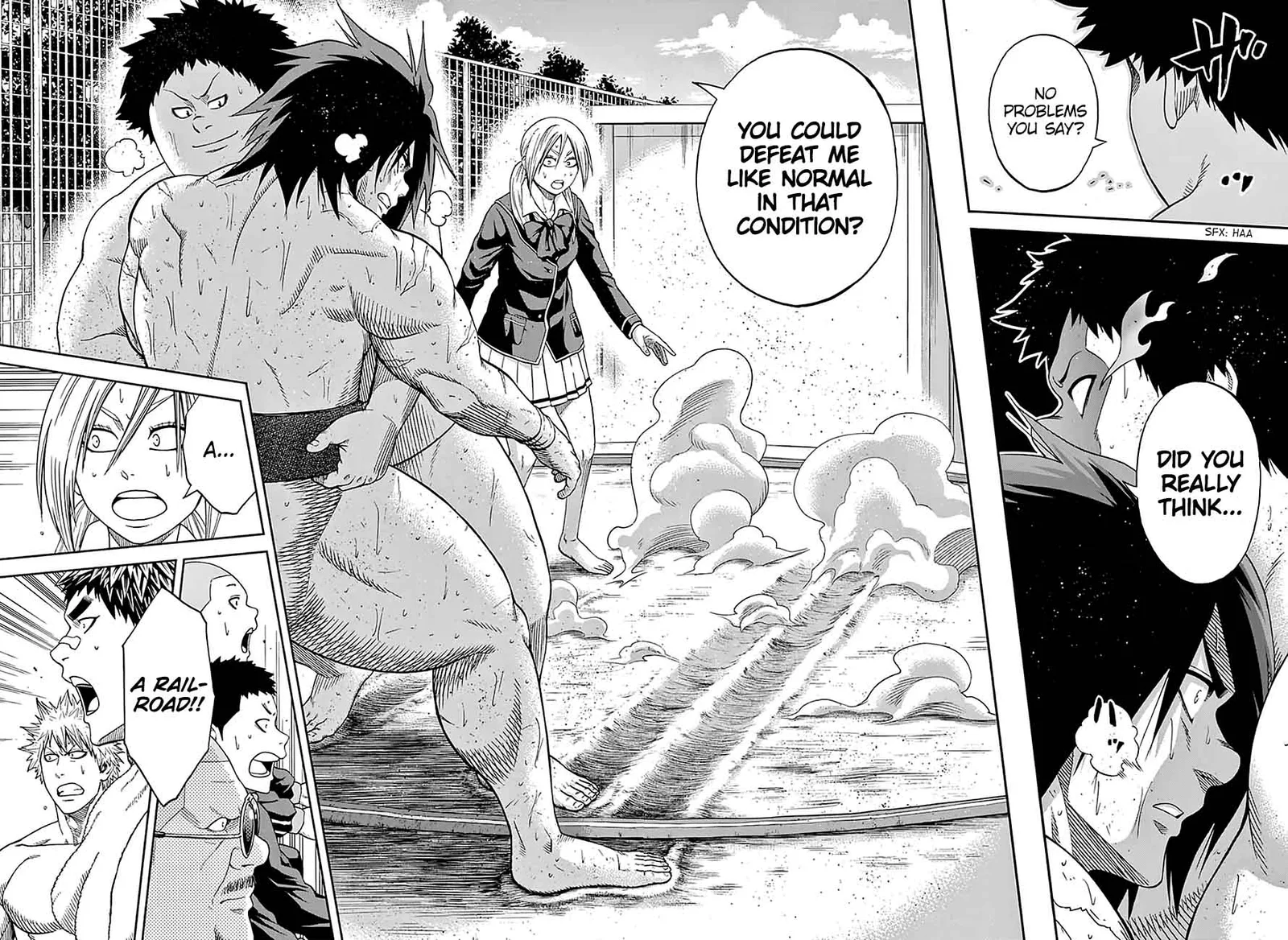Hinomaru Zumou Chapter 156 page 16