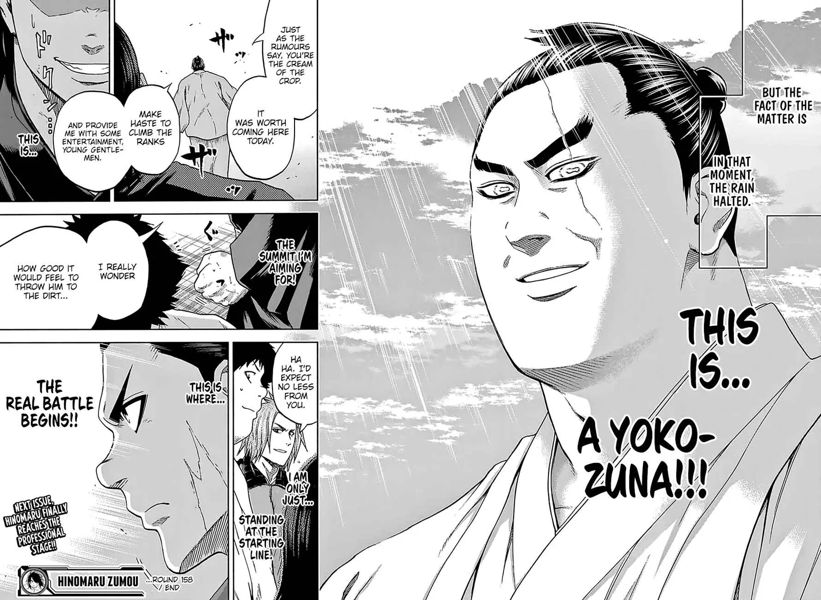 Hinomaru Zumou Chapter 158 page 18