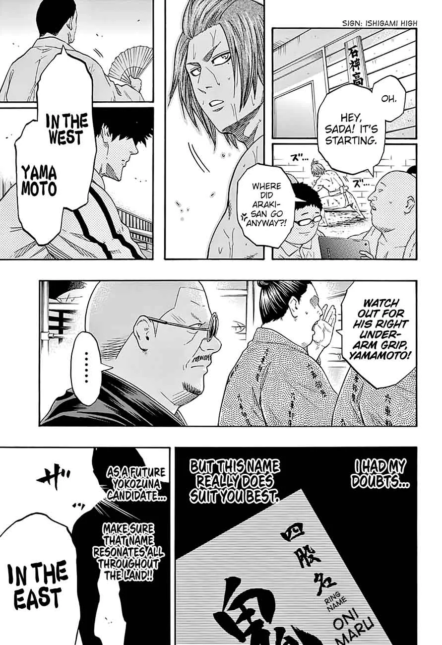 Hinomaru Zumou Chapter 159 page 16