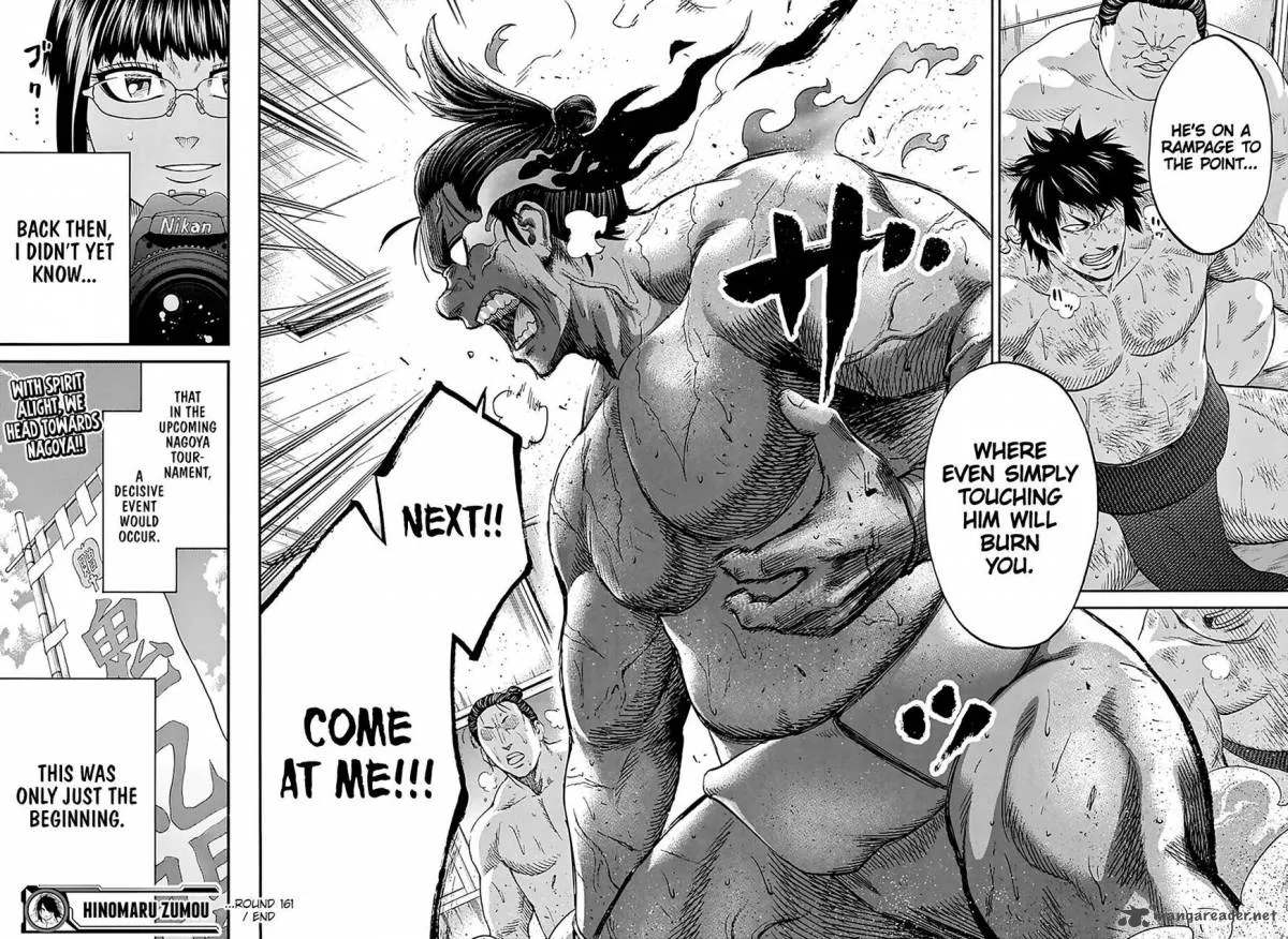 Hinomaru Zumou Chapter 161 page 17