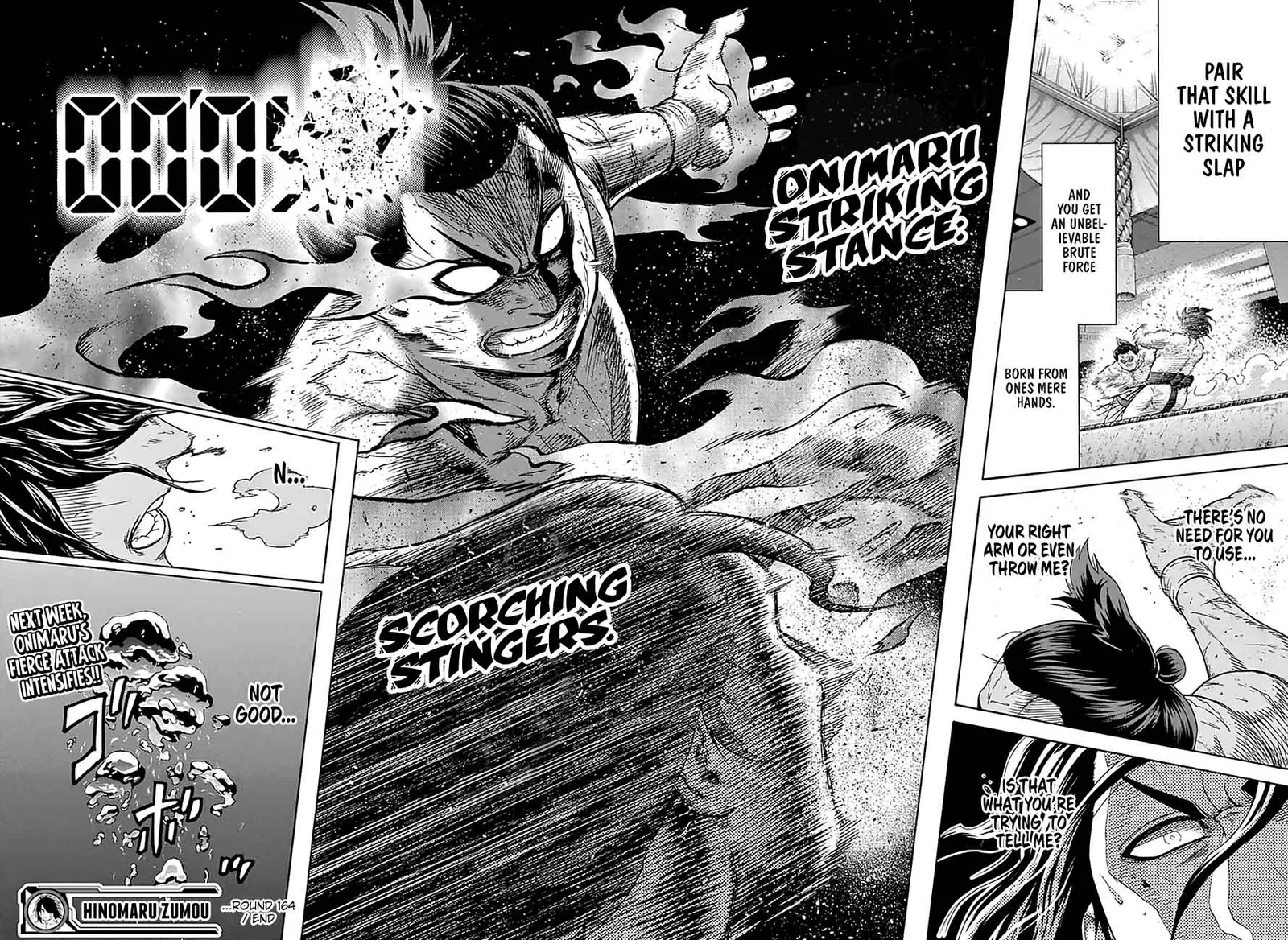 Hinomaru Zumou Chapter 164 page 22