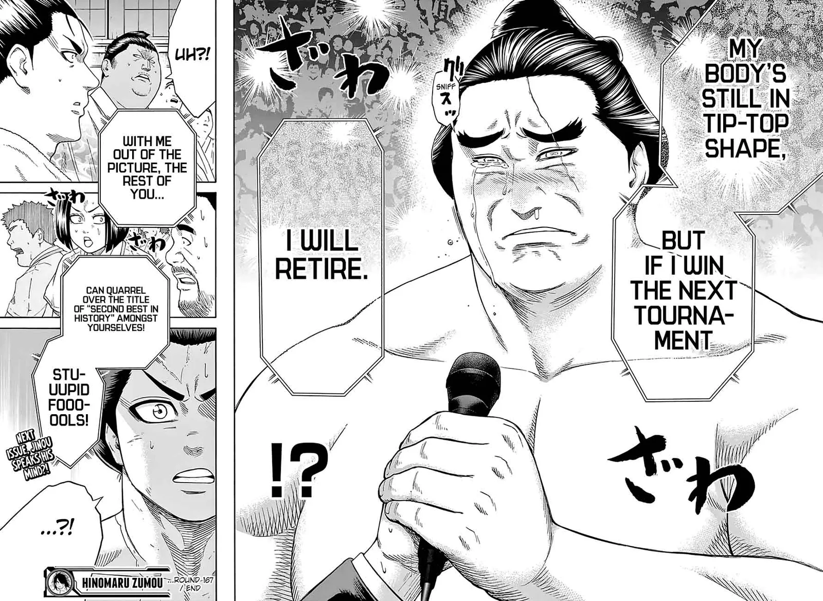 Hinomaru Zumou Chapter 167 page 18