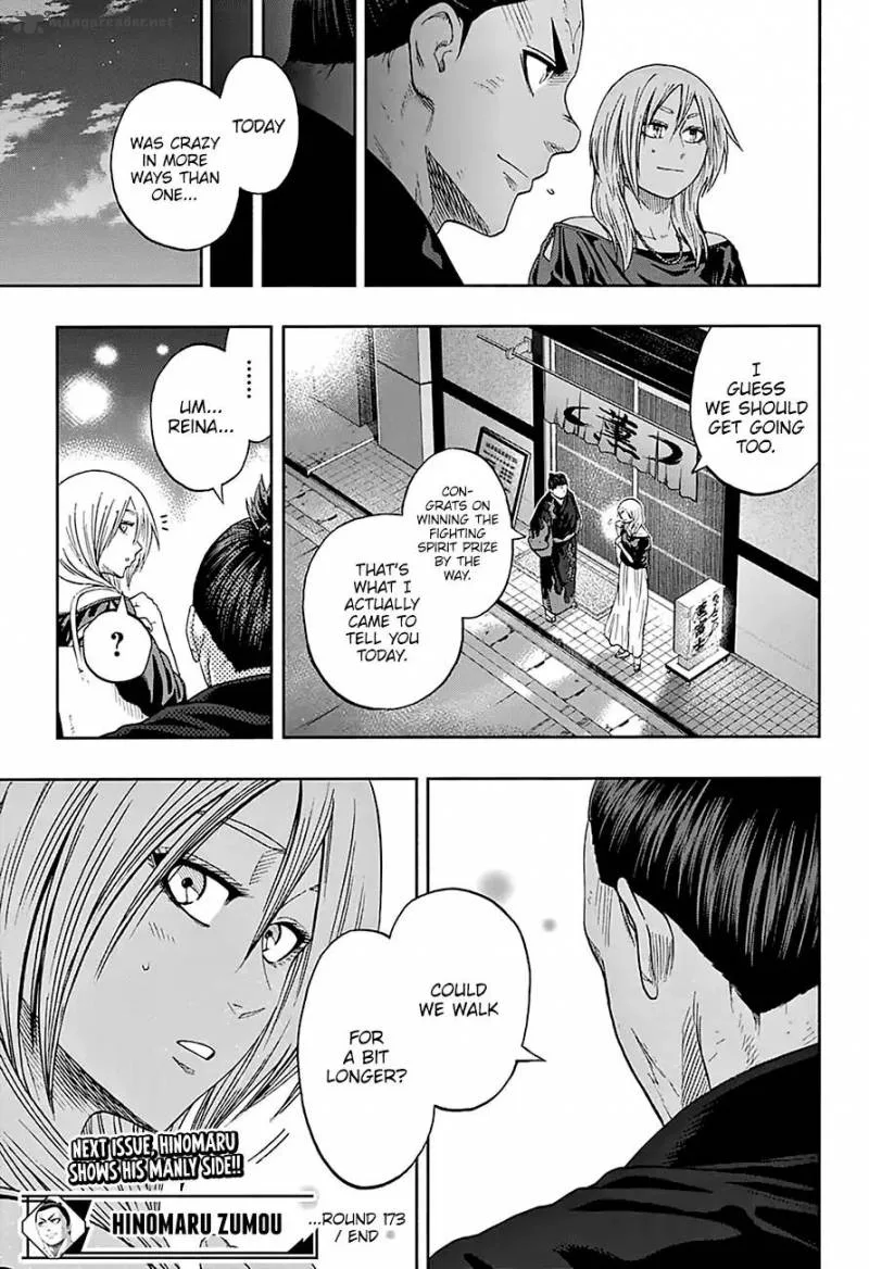 Hinomaru Zumou Chapter 173 page 16