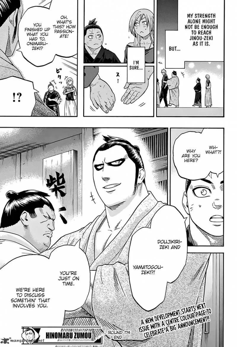 Hinomaru Zumou Chapter 174 page 19