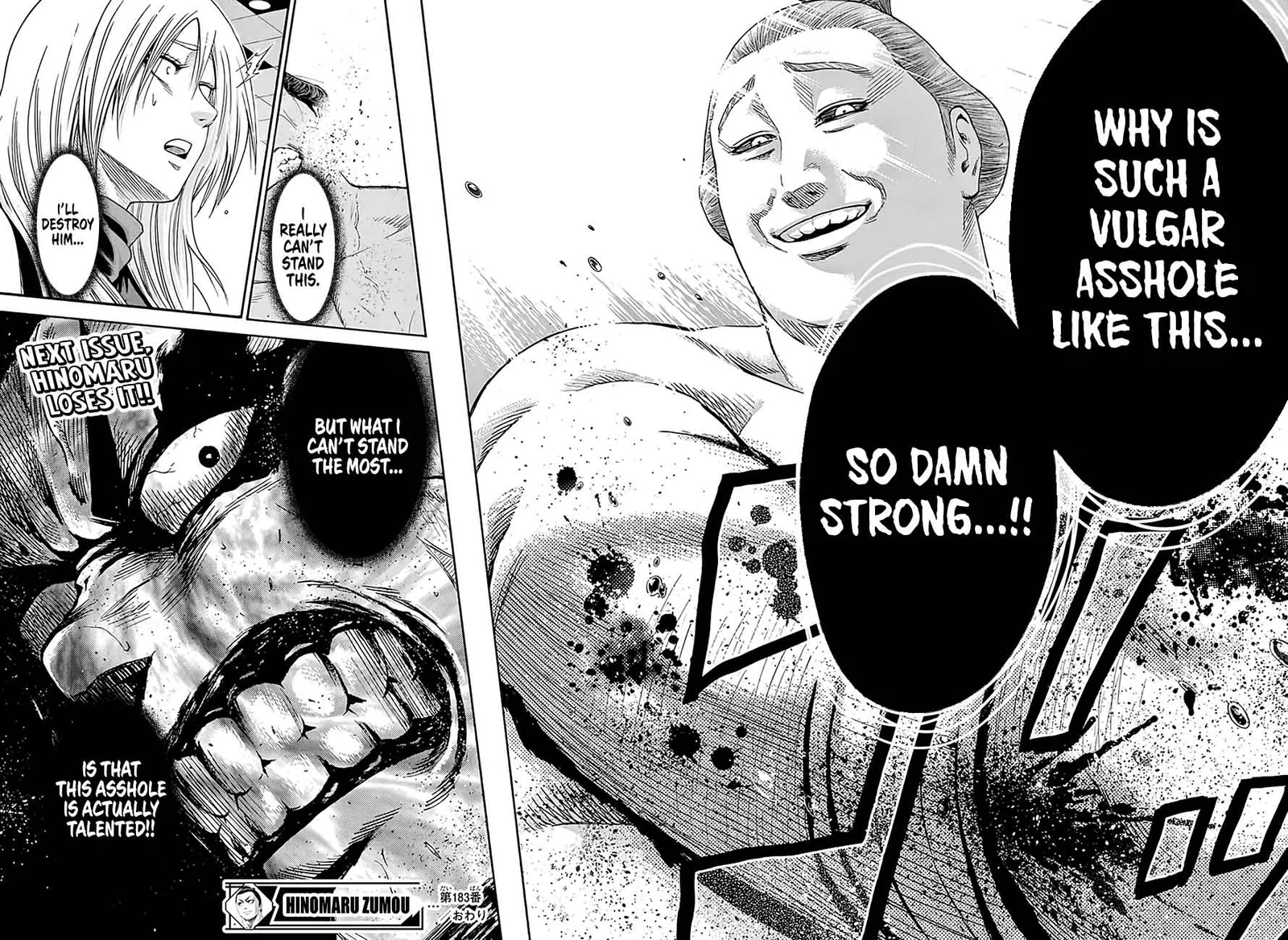Hinomaru Zumou Chapter 183 page 18