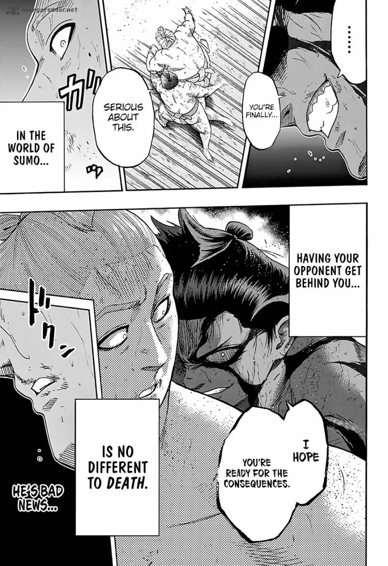 Hinomaru Zumou Chapter 185 page 15