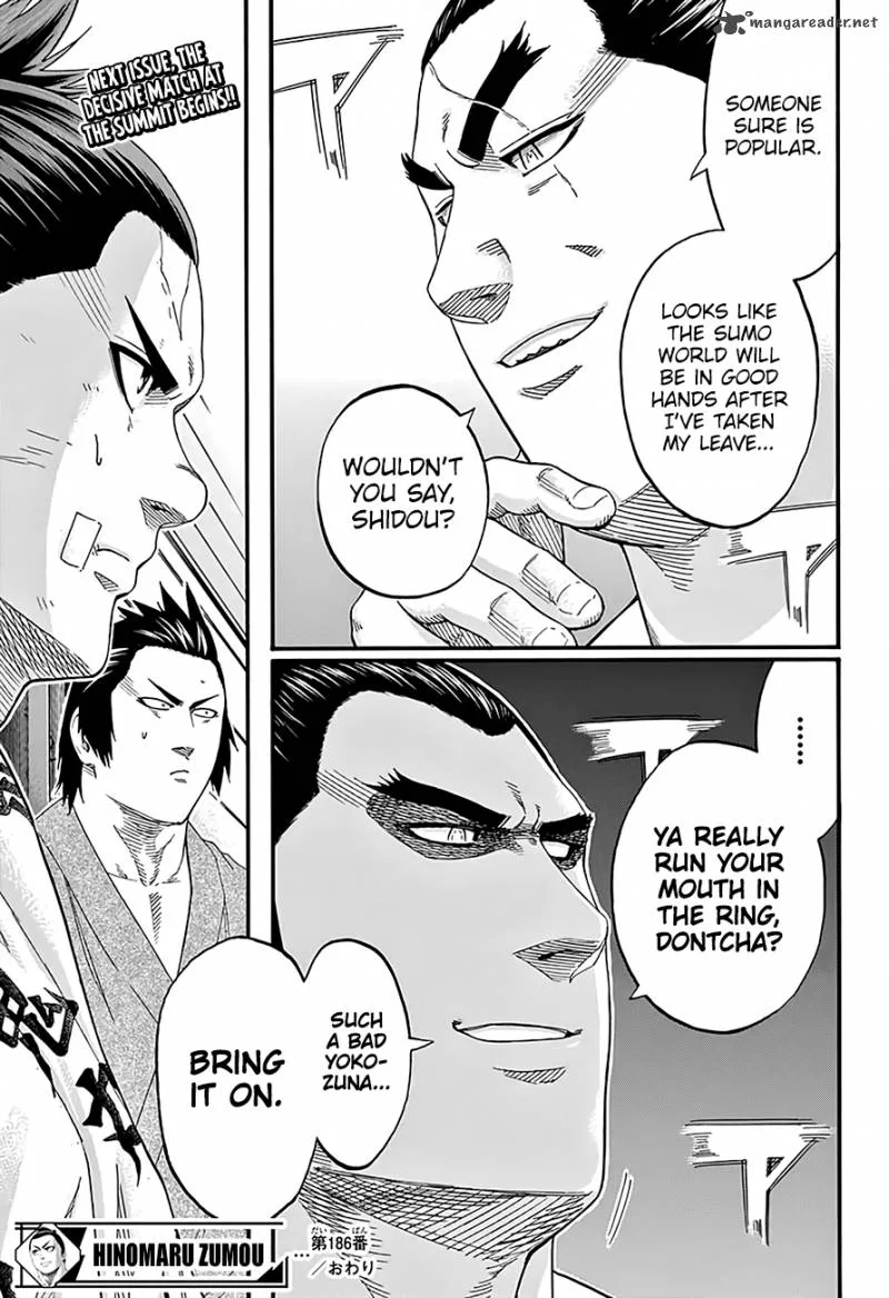 Hinomaru Zumou Chapter 186 page 20