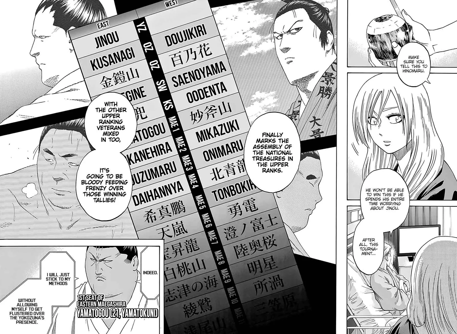 Hinomaru Zumou Chapter 191 page 11