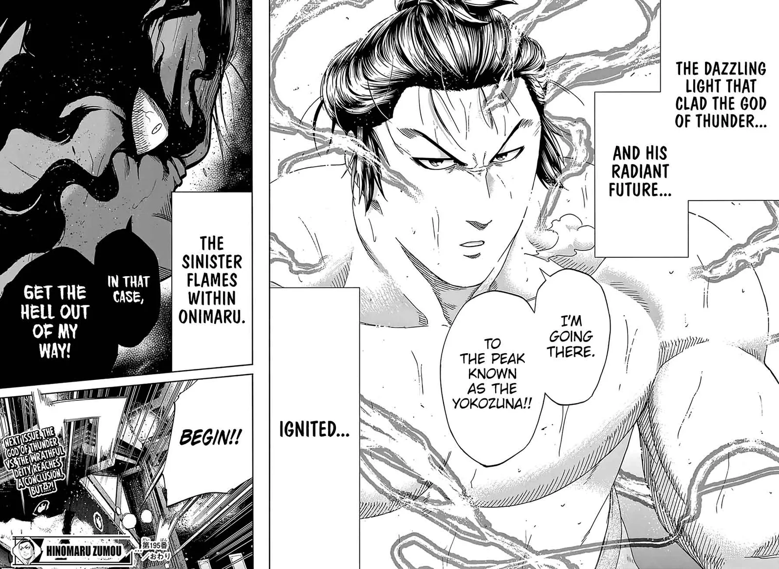 Hinomaru Zumou Chapter 195 page 18