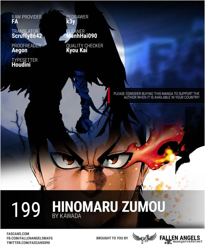 Hinomaru Zumou Chapter 199 page 1