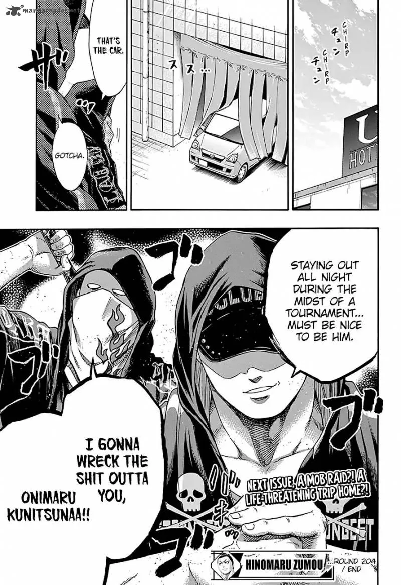 Hinomaru Zumou Chapter 204 page 20