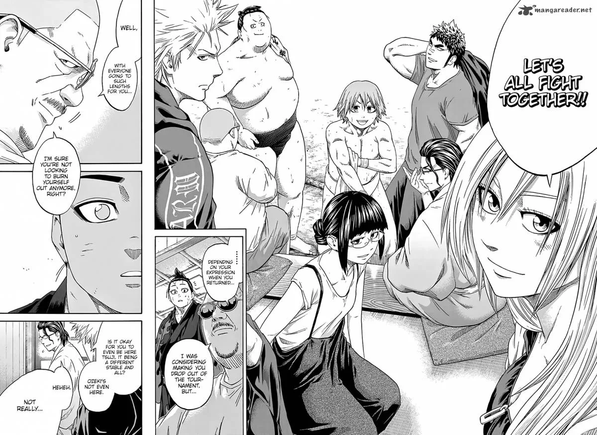 Hinomaru Zumou Chapter 205 page 17