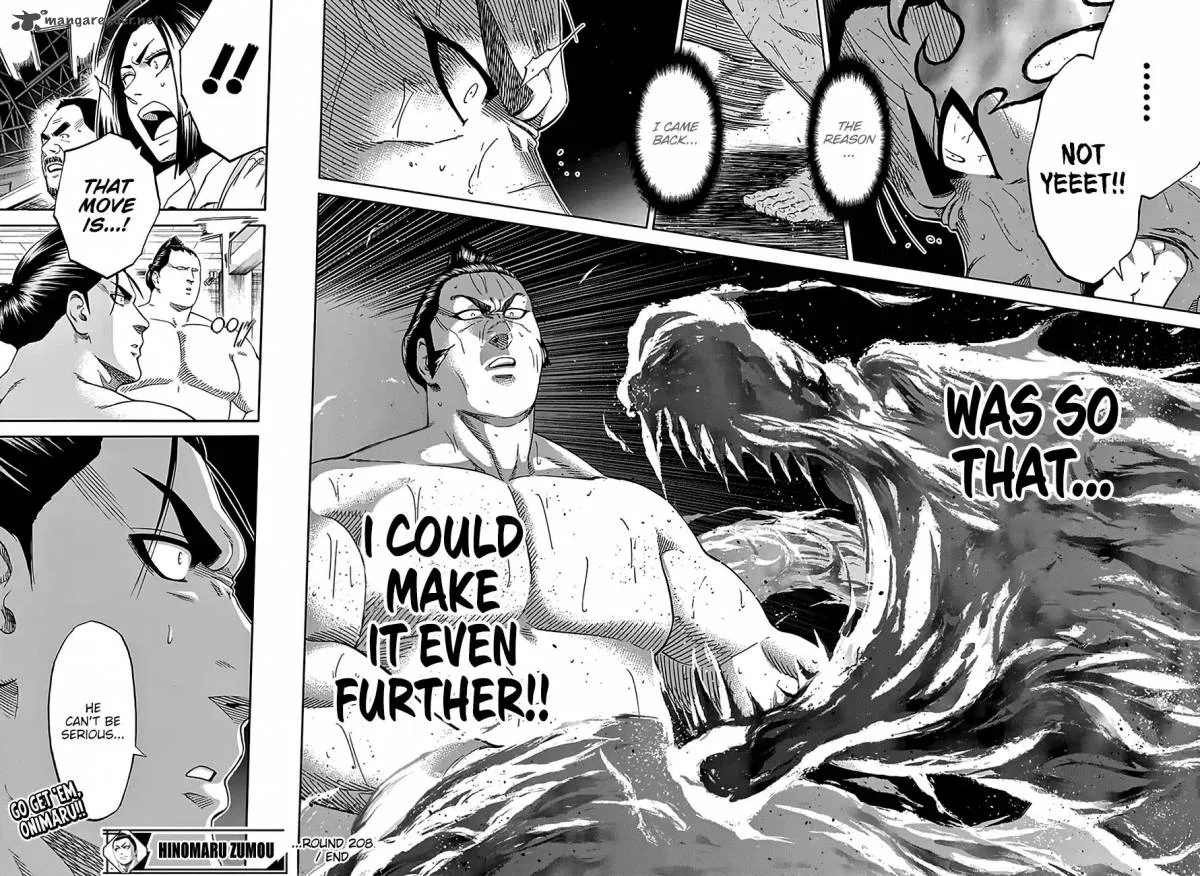 Hinomaru Zumou Chapter 208 page 17