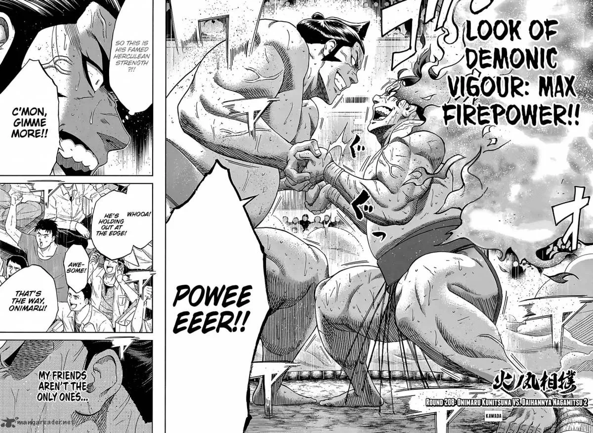Hinomaru Zumou Chapter 208 page 3