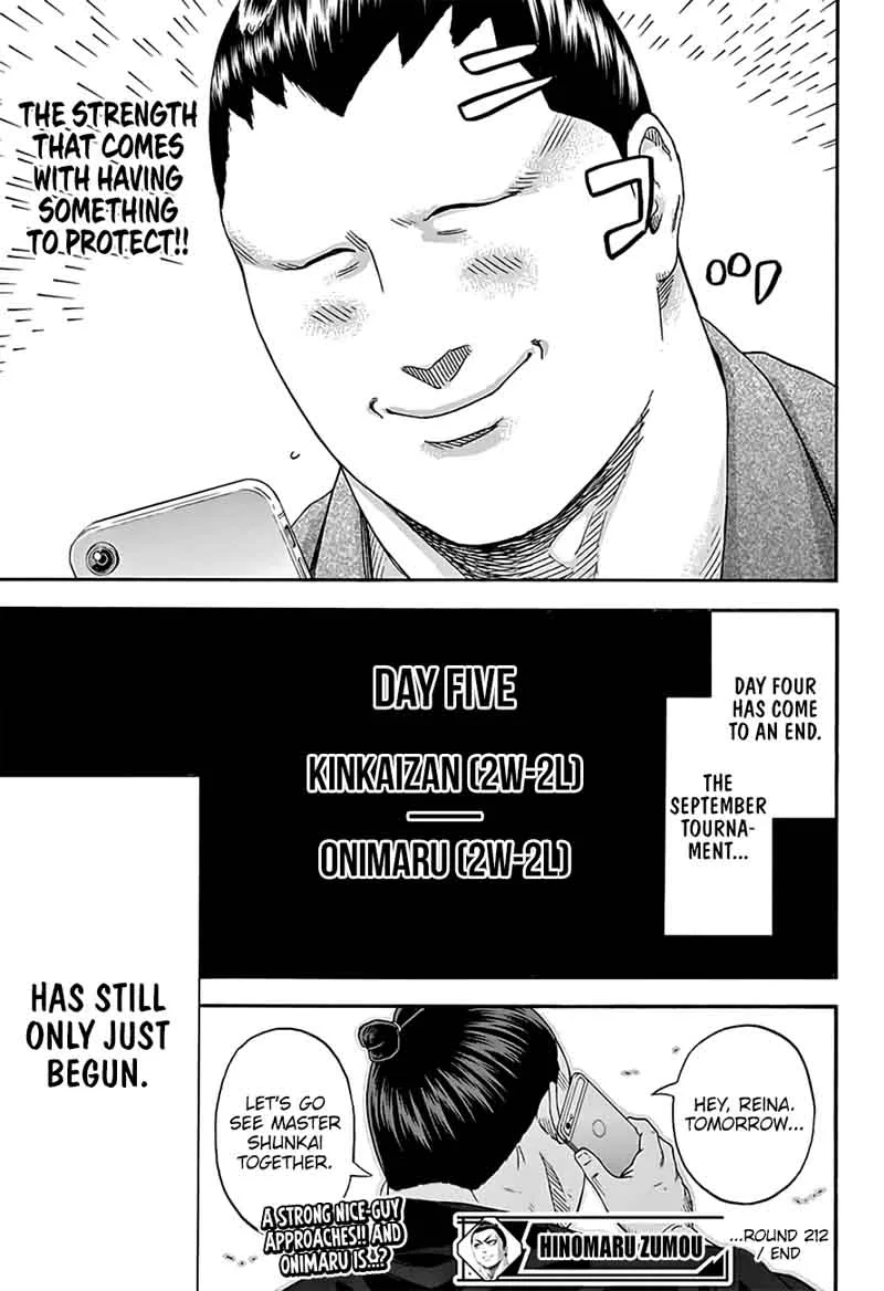 Hinomaru Zumou Chapter 212 page 16