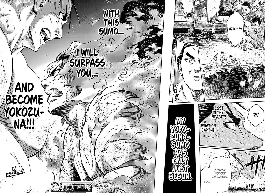 Hinomaru Zumou Chapter 221 page 16