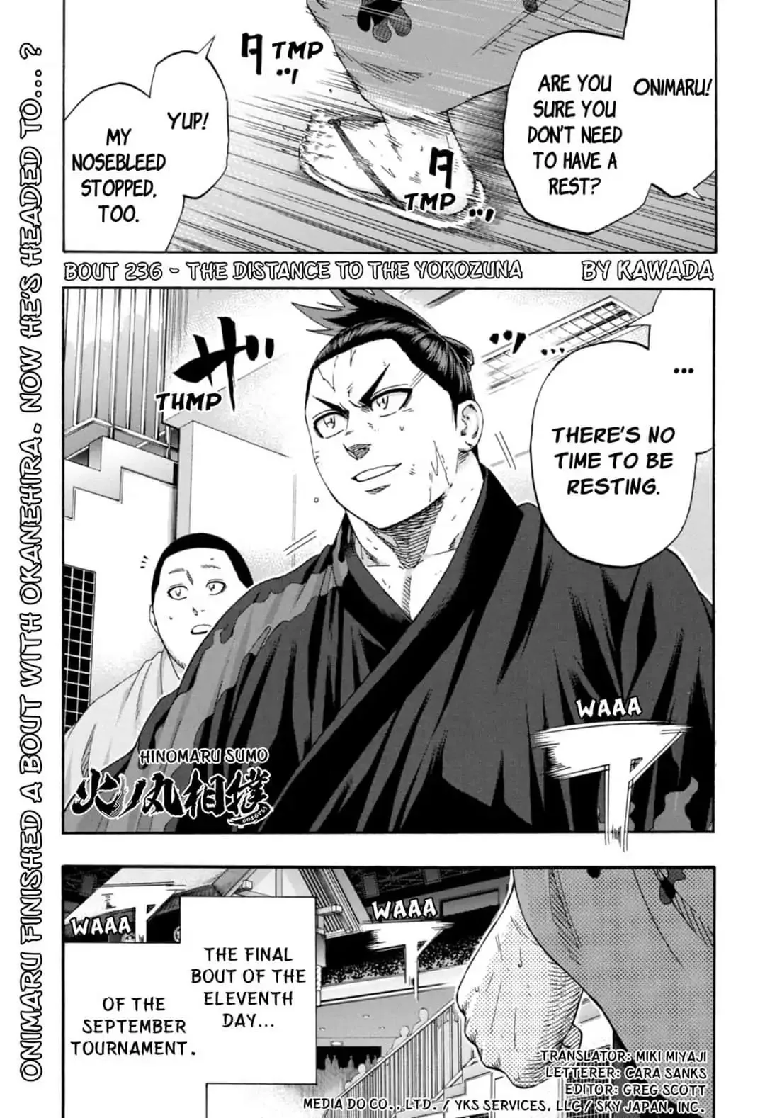 Hinomaru Zumou Chapter 236 page 1