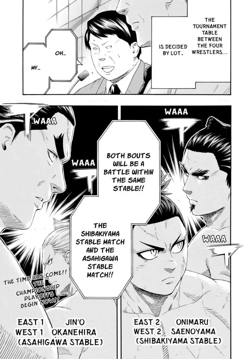 Hinomaru Zumou Chapter 244 page 19