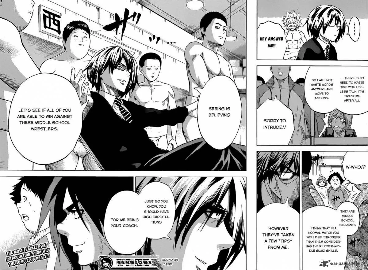 Hinomaru Zumou Chapter 34 page 21