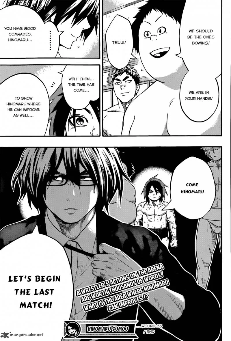 Hinomaru Zumou Chapter 35 page 22