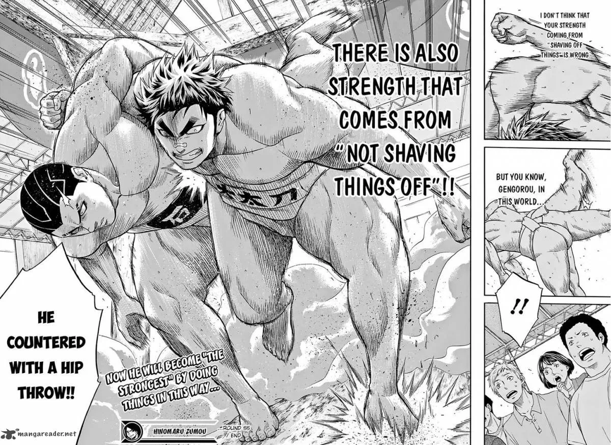 Hinomaru Zumou Chapter 55 page 17