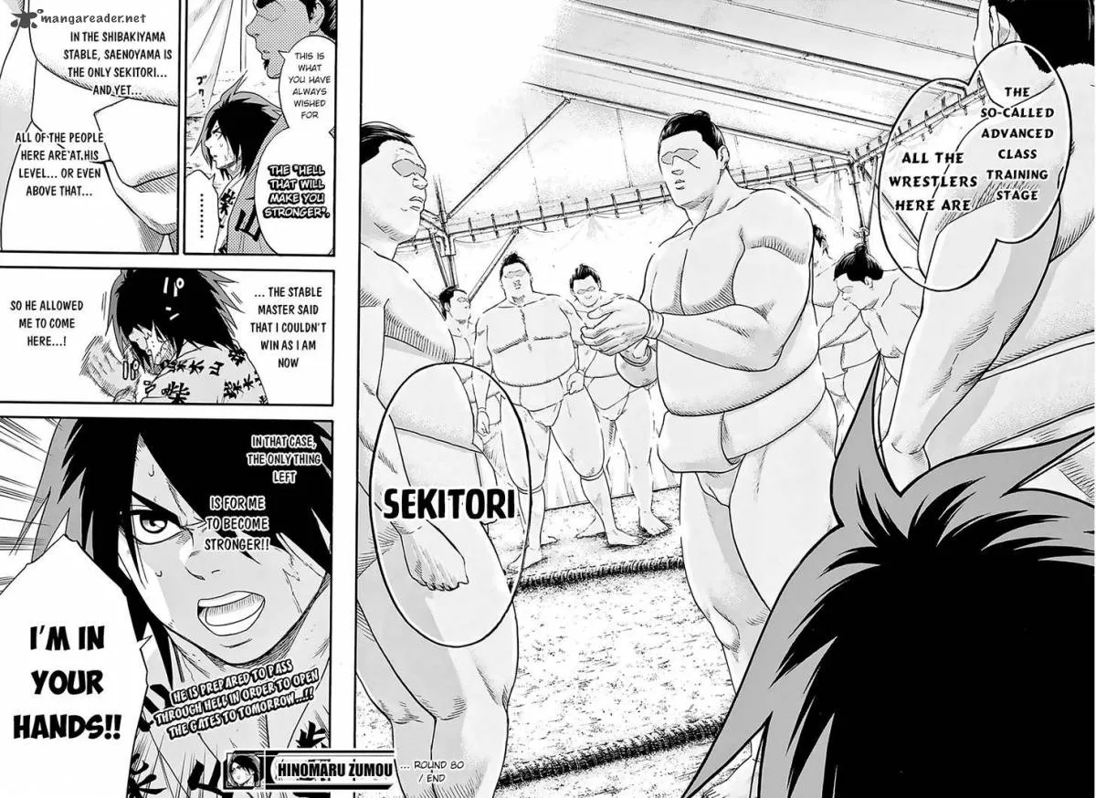 Hinomaru Zumou Chapter 80 page 22