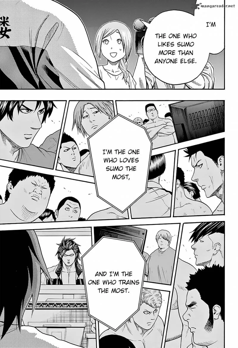 Hinomaru Zumou Chapter 90 page 15