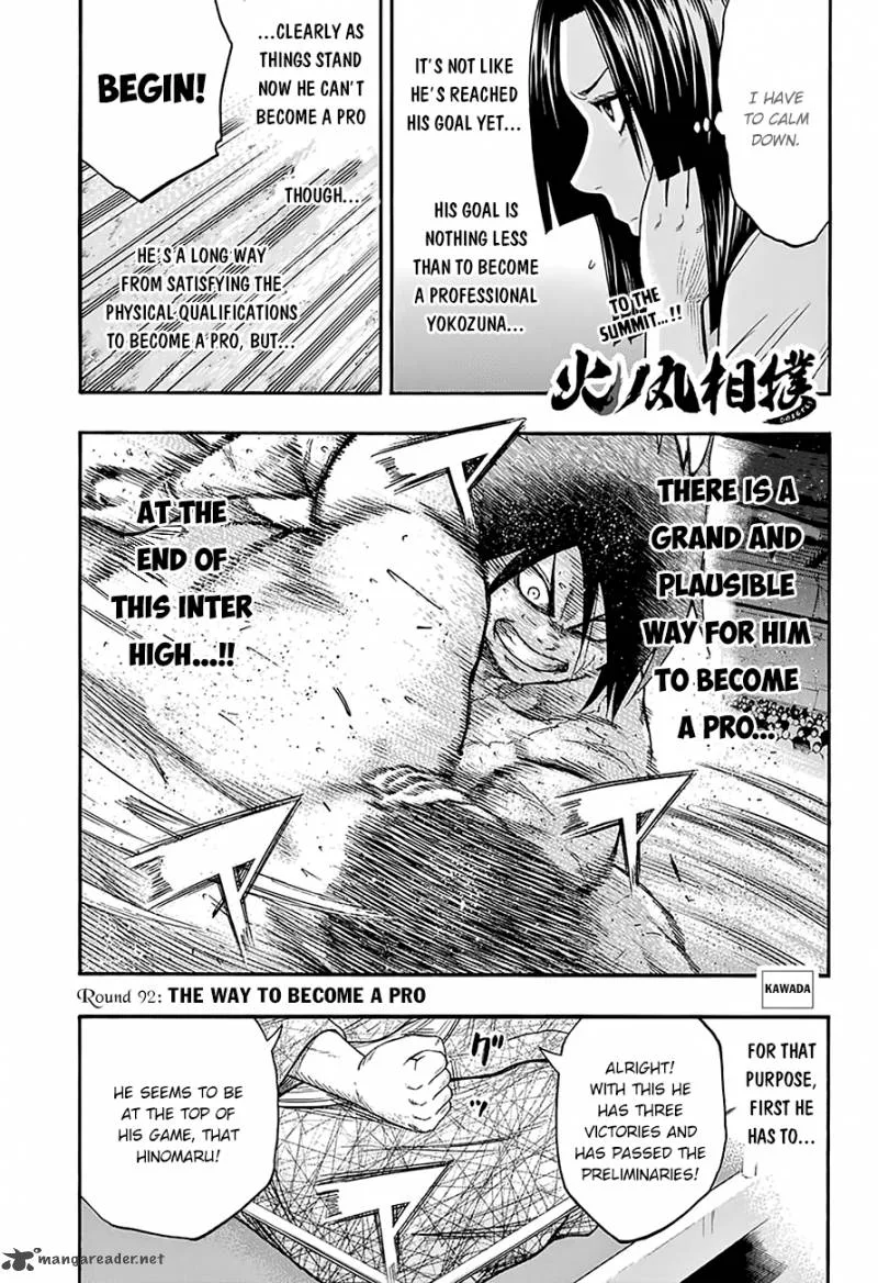 Hinomaru Zumou Chapter 92 page 3