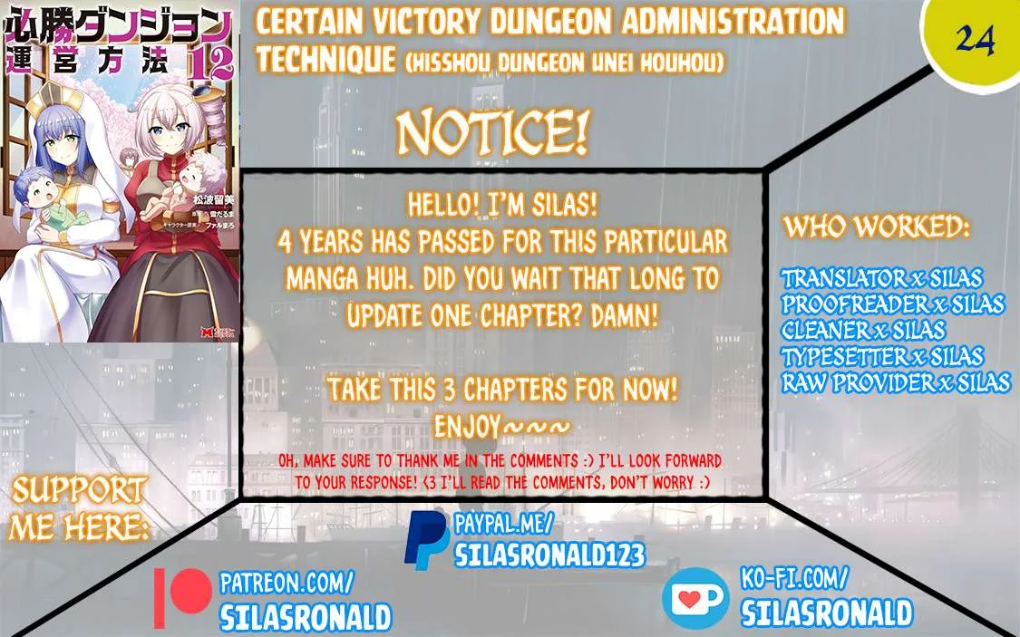 Hisshou Dungeon Unei Houhou Chapter 24 page 1