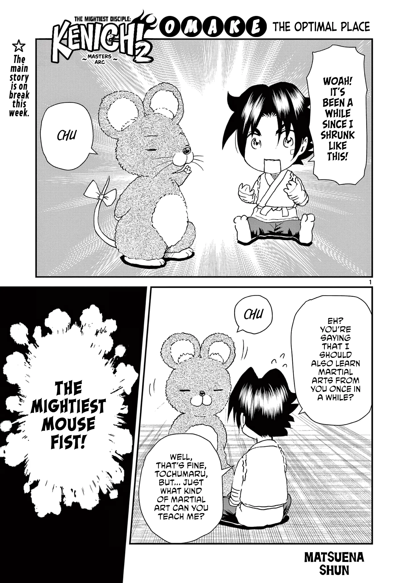 History's Strongest Disciple Kenichi 2: Masters Arc Chapter 5.5 page 1
