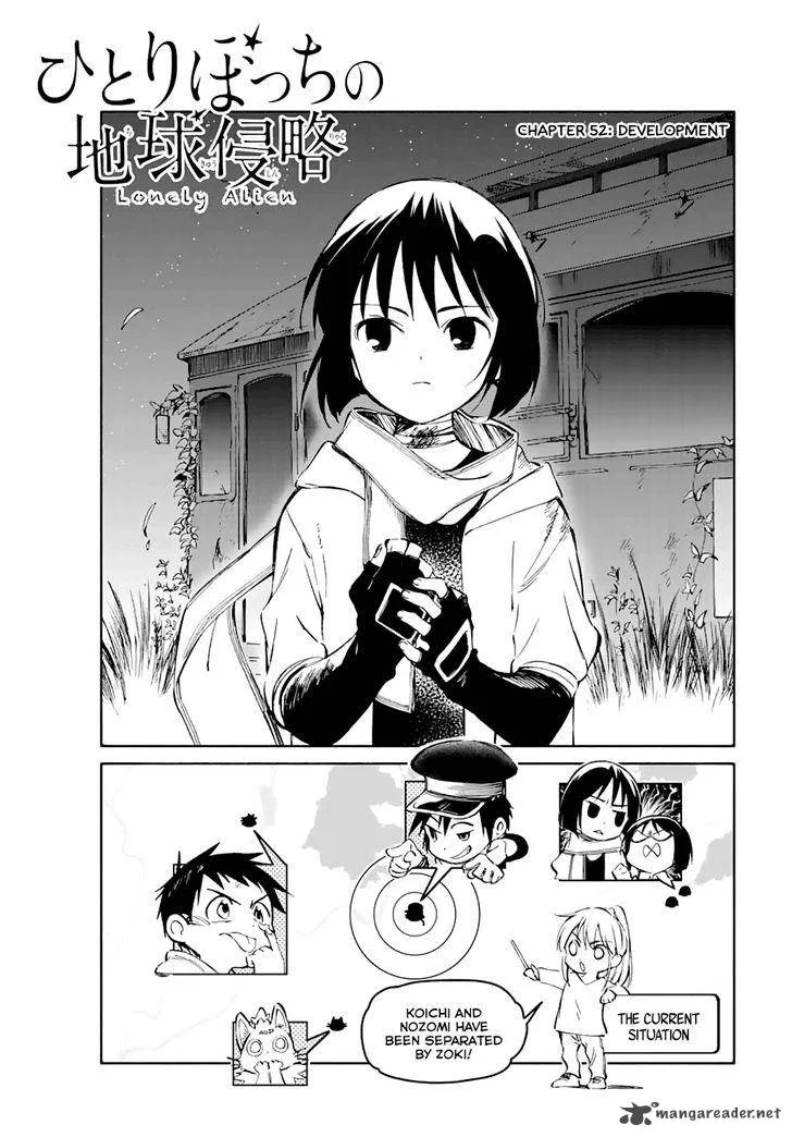 Hitoribocchi no Chikyuu Shinryaku Chapter 52 page 1