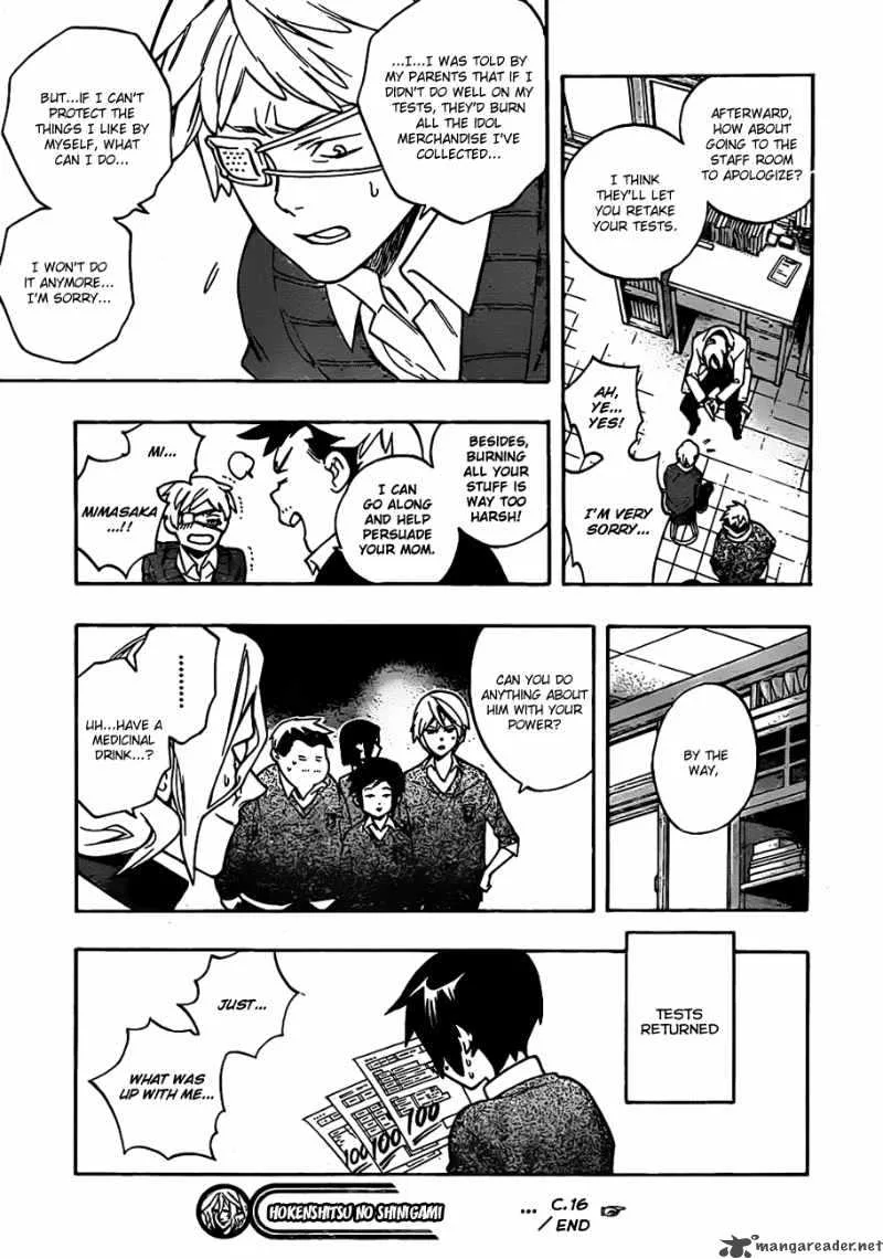 Hokenshitsu no Shinigami Chapter 16 page 19