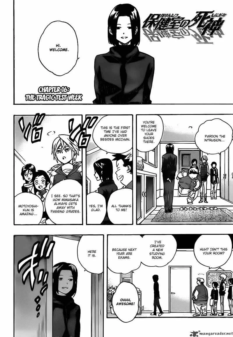 Hokenshitsu no Shinigami Chapter 16 page 2