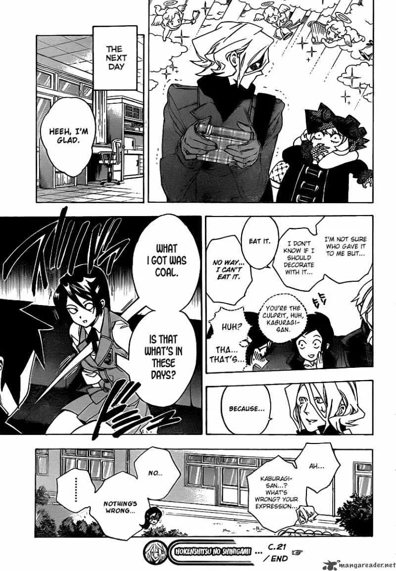 Hokenshitsu no Shinigami Chapter 21 page 20