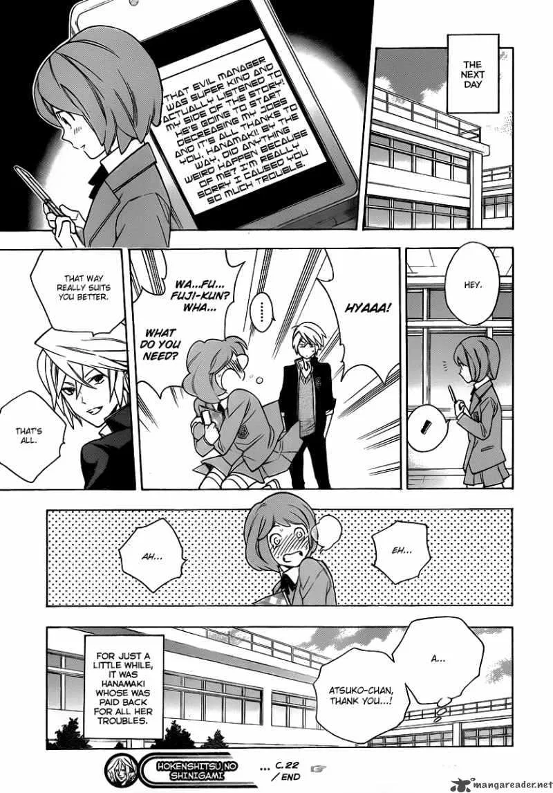 Hokenshitsu no Shinigami Chapter 22 page 20
