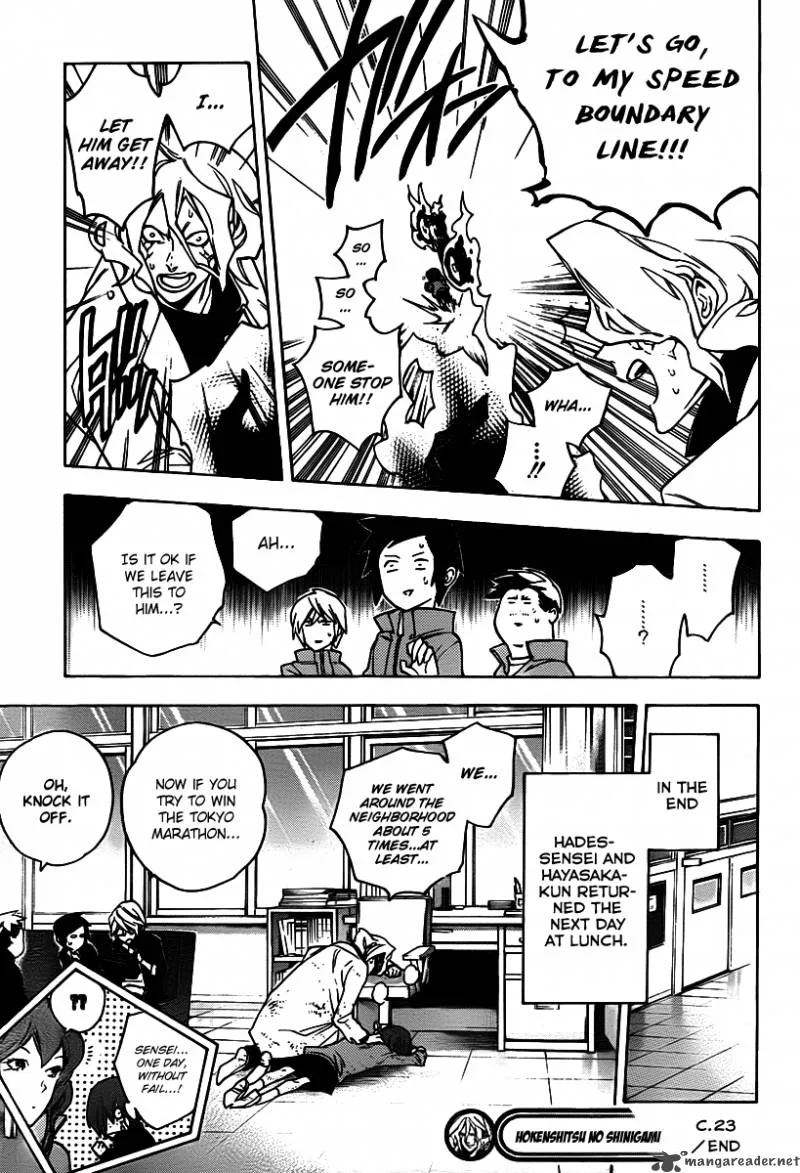 Hokenshitsu no Shinigami Chapter 23 page 21