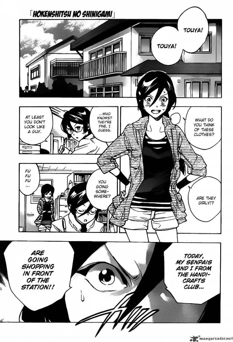 Hokenshitsu no Shinigami Chapter 24 page 2