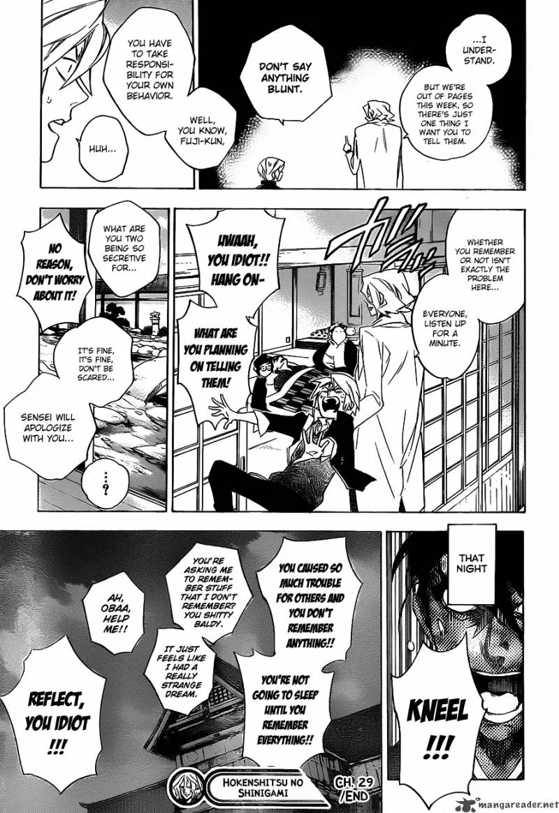 Hokenshitsu no Shinigami Chapter 29 page 19