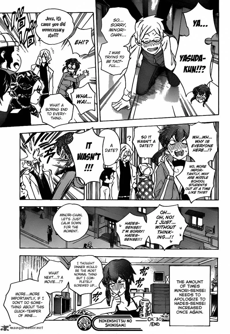 Hokenshitsu no Shinigami Chapter 30 page 19