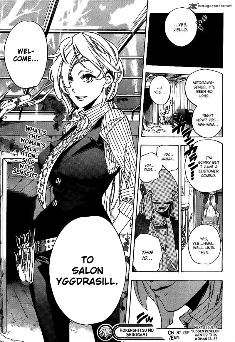 Hokenshitsu no Shinigami Chapter 31 page 19