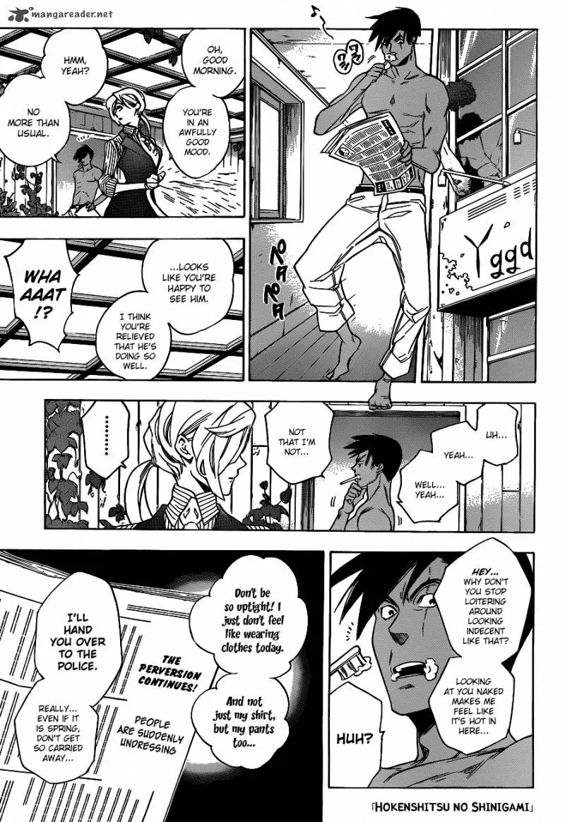 Hokenshitsu no Shinigami Chapter 34 page 1