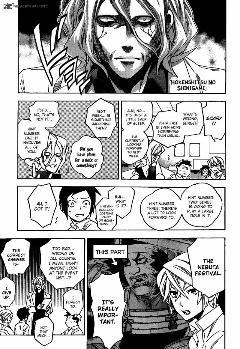 Hokenshitsu no Shinigami Chapter 36 page 2