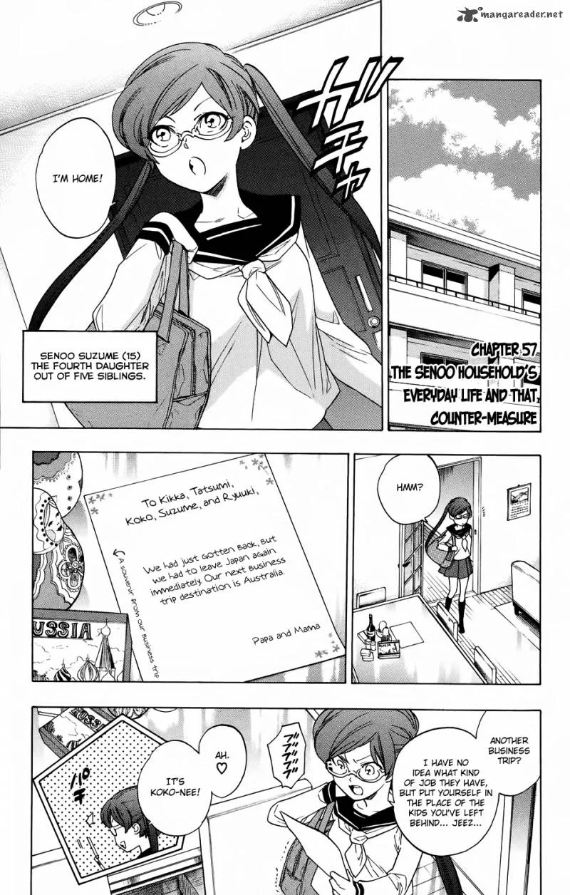 Hokenshitsu no Shinigami Chapter 57 page 1
