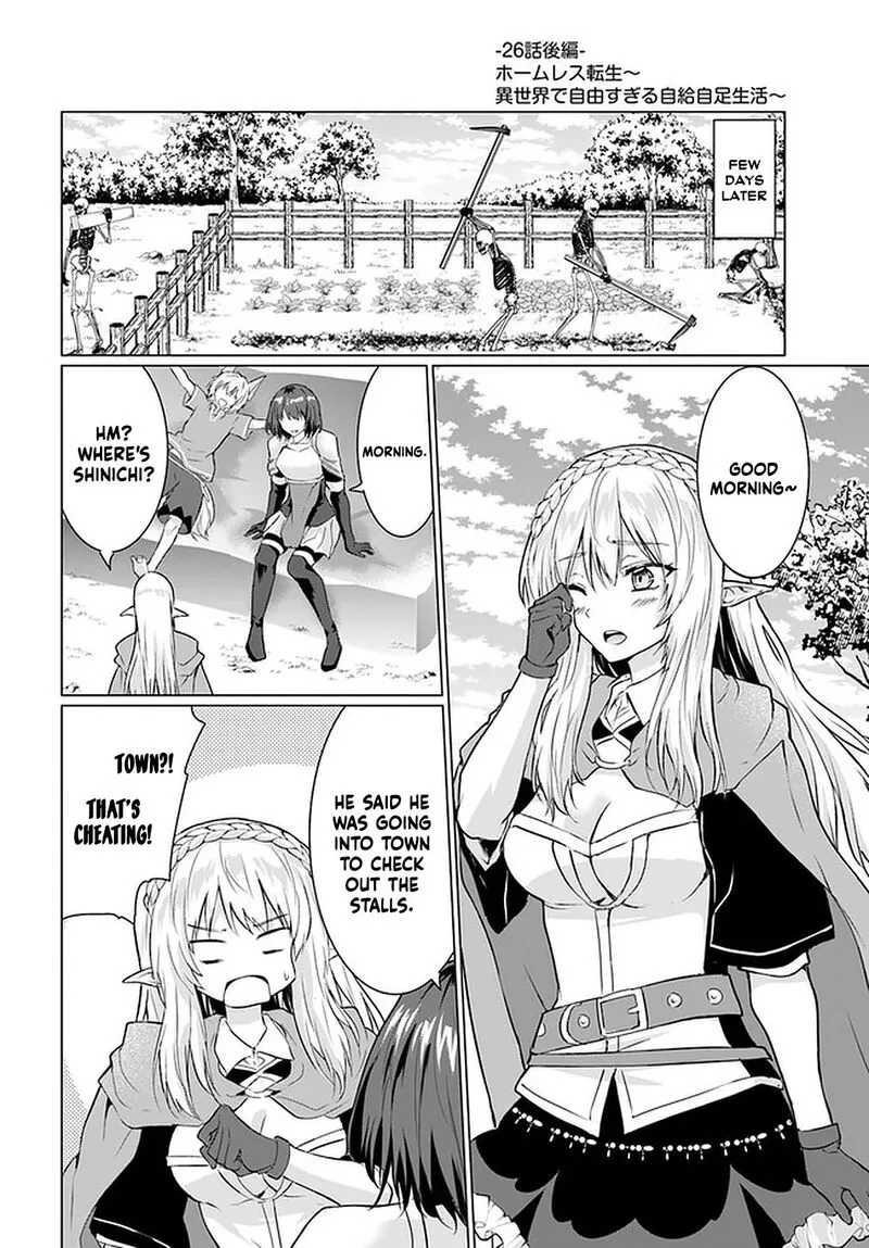 Homeless Tensei: Isekai de Jiyuu Sugiru Majutsu Jisoku Seikatsu Chapter 26.2 page 1