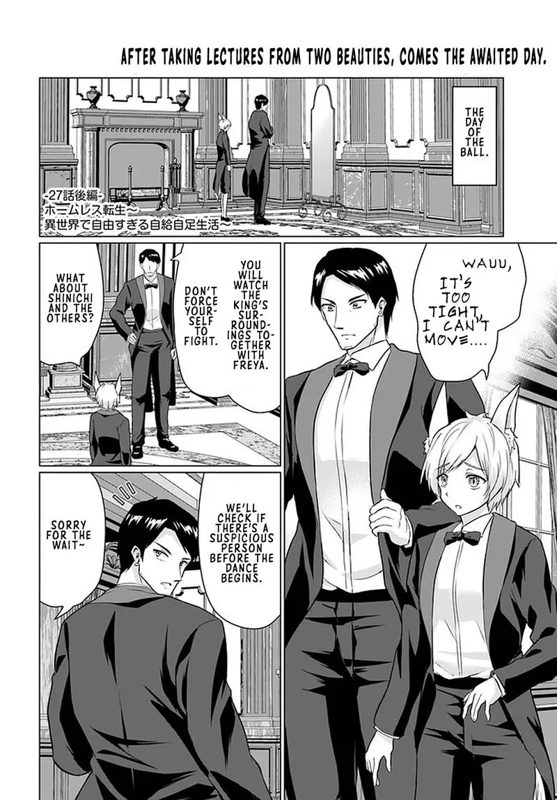 Homeless Tensei: Isekai de Jiyuu Sugiru Majutsu Jisoku Seikatsu Chapter 27.2 page 1