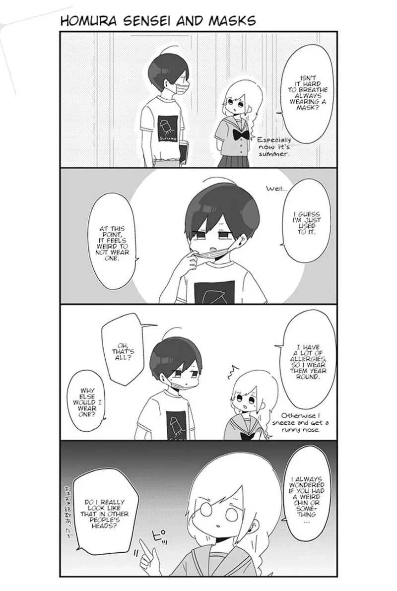 Homura-sensei wa Tabun Motenai Chapter 14 page 1