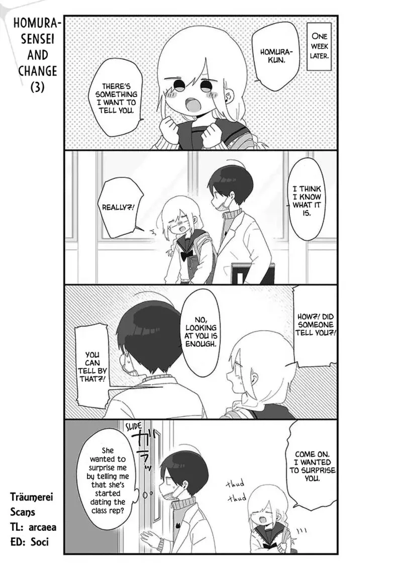 Homura-sensei wa Tabun Motenai Chapter 62 page 1